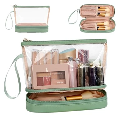 Bossa de cosmètics transparent impermeable